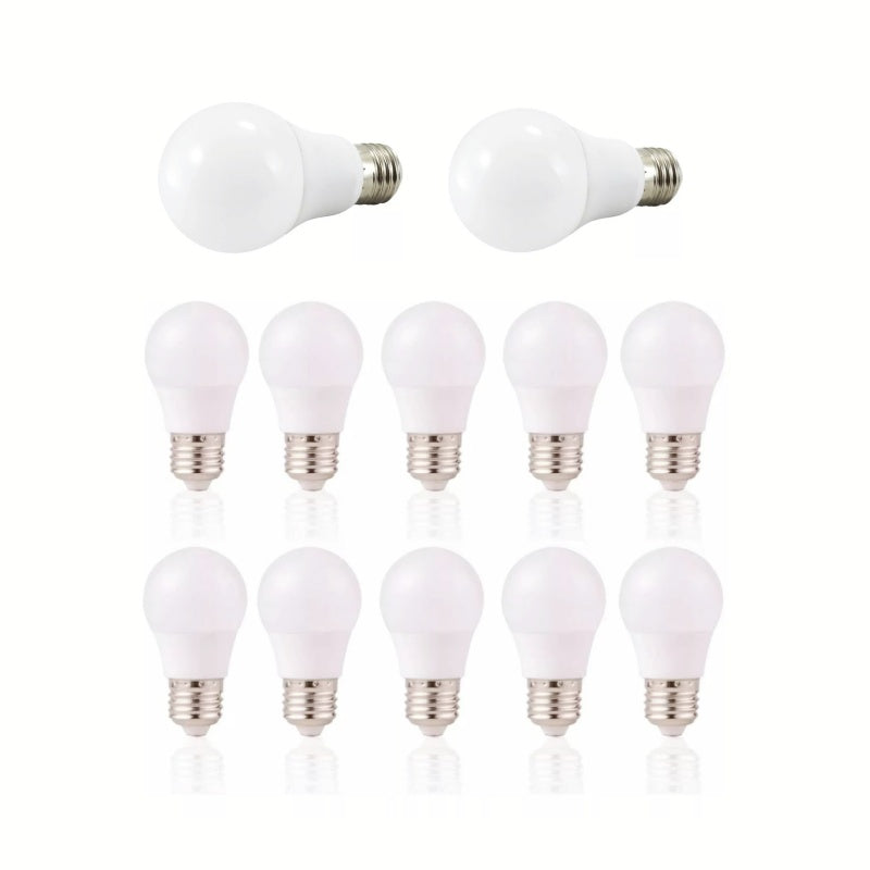 12PZ Megaluz Bombilla Led Luz Blanca Fría E27 5w B05w01