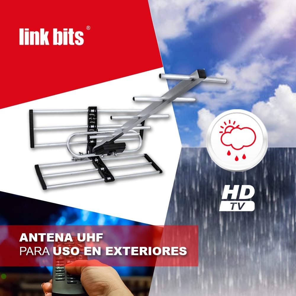 Antena Tv Aerea Exterior Hd Link Bits Hd001