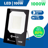 10p Reflector Slim 100w Ultra Delgado 9000lm Luz Blanca Ip66