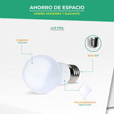 Foco Led 5w Potencia Incandescente Ahorrador Paquete 10 Pzas Color de la luz Blanco frío