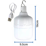 Foco Bala Recargable 15w Luz Blanca Emergencia Portatil Color de la luz Blanco frío