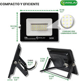 10pzs Reflector LED Exterior 30w Resistente al Clima IP 66