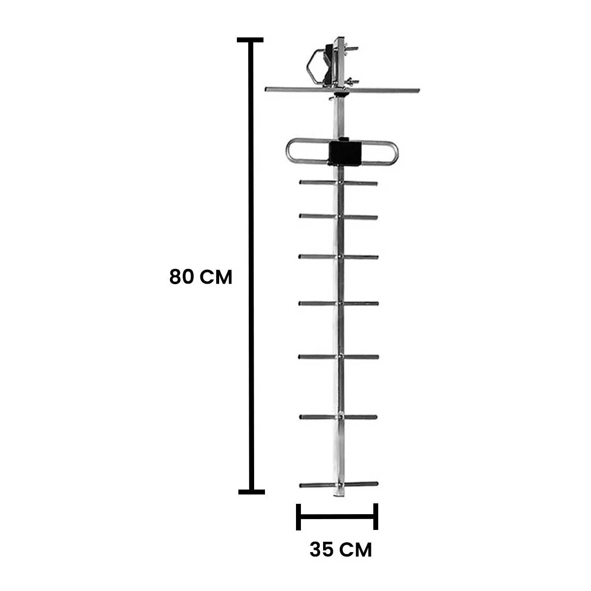 20pzs Antena Tv Aérea Exterior Link Bits Exhd02 Con Cable