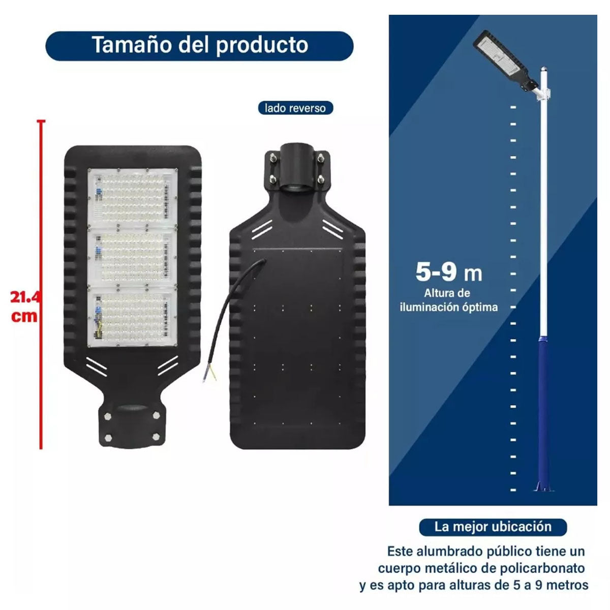 Lampara Suburbana 150w Megaluz Alumbrado Público 1500w