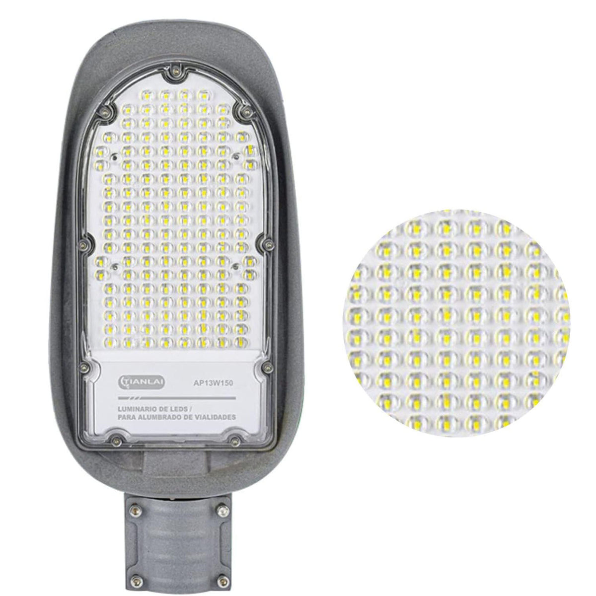 Lampara Alumbrado 150w Publico Led Luz 11000lm Blanca Ip65