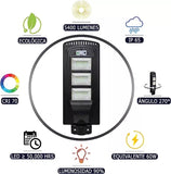 Lampara Solar Suburbana Led Con Control Remoto 60w C4s