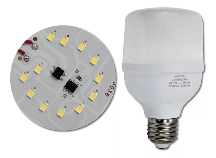 Kit De 20 Piezas De Foco Led Luz Blanca 15w Ahorrador Color De La Luz Blanco Frío