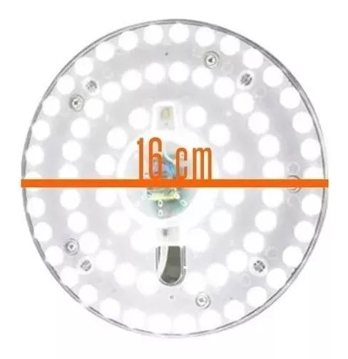 Repuesto Lampara Led Circular 18w 65k Con Iman Color De La Luz Blanco Frío