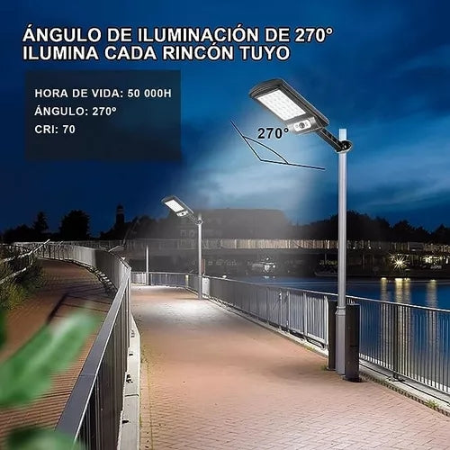 Lampara Solar Suburbana Con Control Ip65 25w 2250 Lm C5s